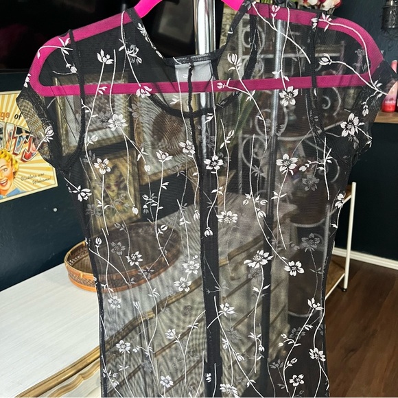 90s Y2K Maxi Sheer Dress - Picture 7 of 8